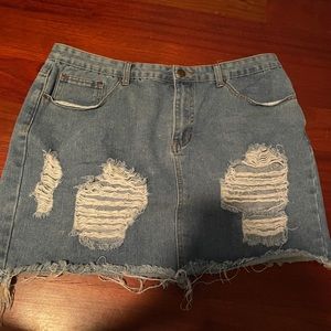 Jean Skirt